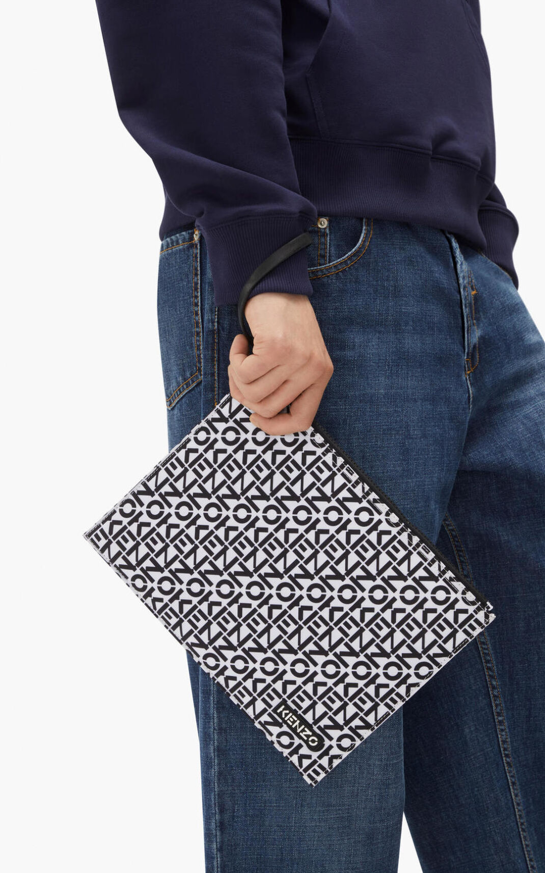 Clutch Kenzo Repeat large Hombre Blancas - SKU.8547307